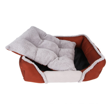 Amazon Teddy Creative Cat Müll warme Hunde Bett Haustierbett für Herbst und Winter atmungsaktivem Zwinger